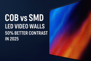 COB vs SMD: The 2025 LED Video Wall Contrast Revolution