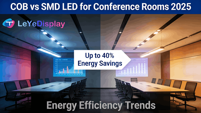 COB vs SMD LED for Conference Rooms 2025 Why Choose COB & Energy Efficiency Trends