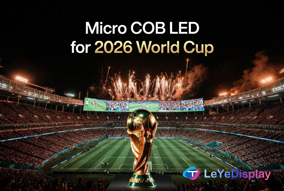 Micro COB LED for 2026 World Cup stadium and fan zone display