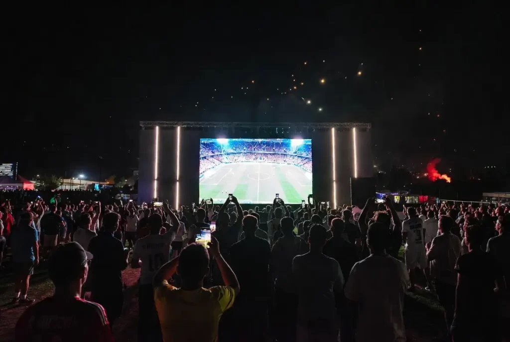 Micro COB LED display in 2026 World Cup fan zone