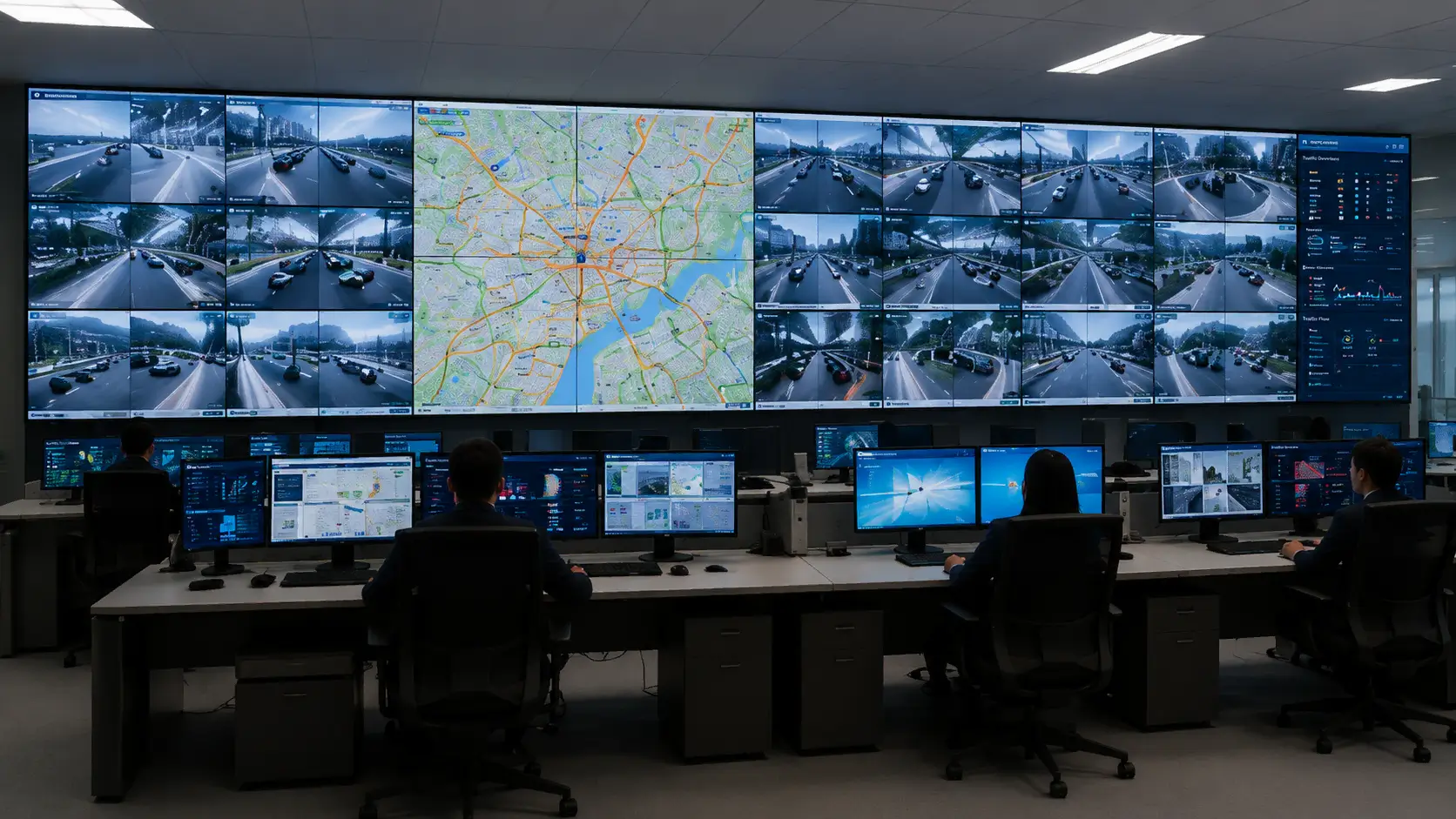 LY31 video wall application in a traffic management center