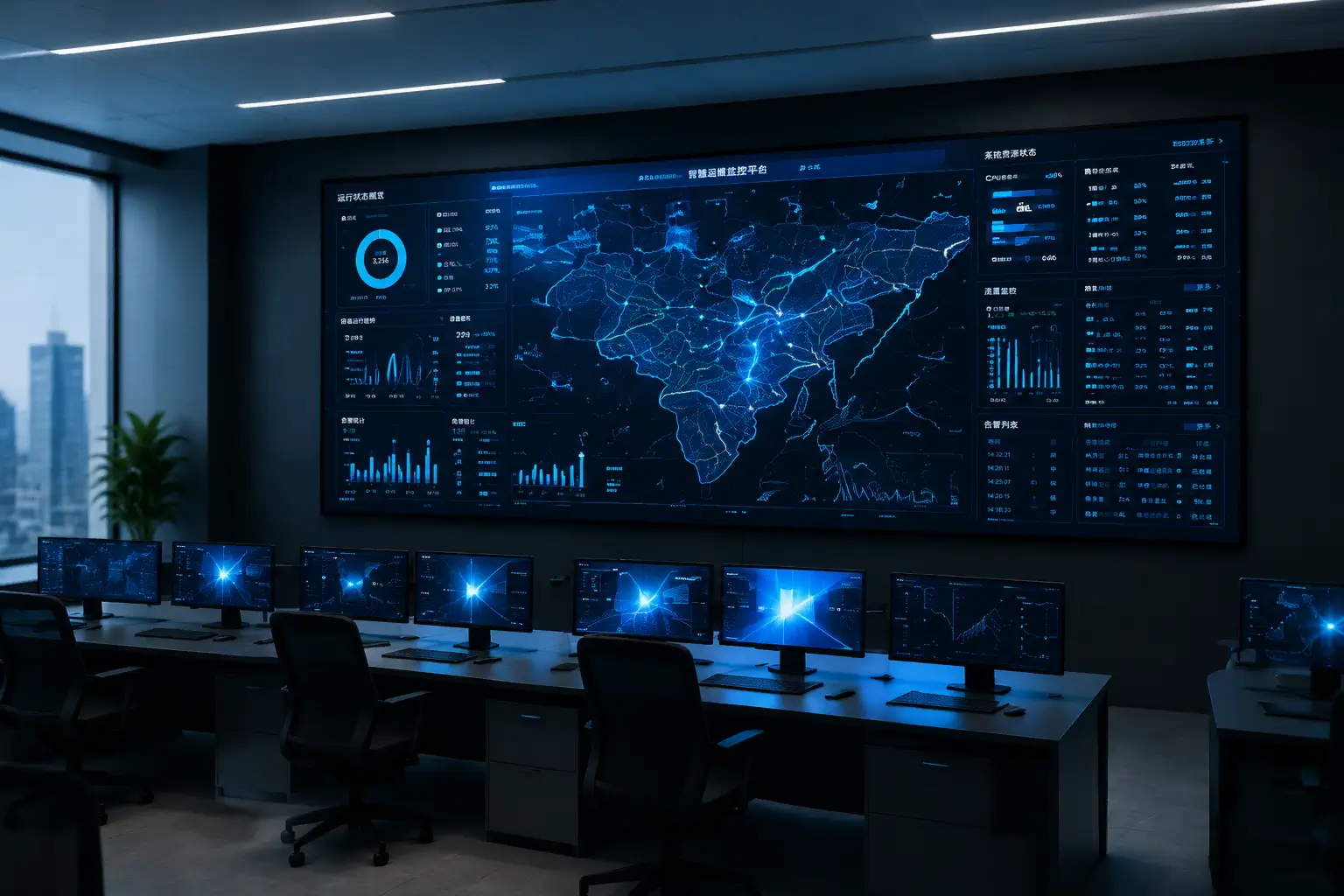 tqm indoor fine pitch led display control center