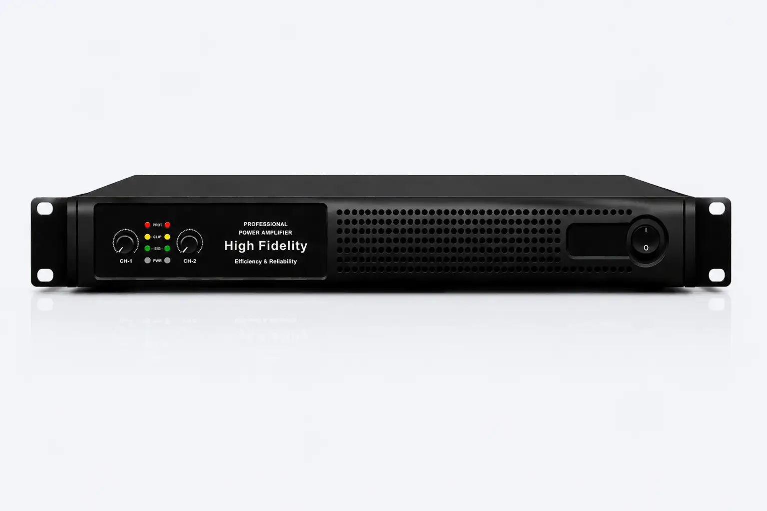 LY-DH350 professional power amplifier front view
