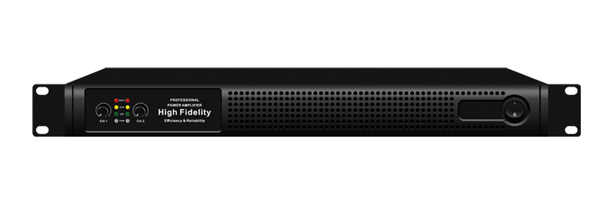 LY-DH350 professional power amplifier front view