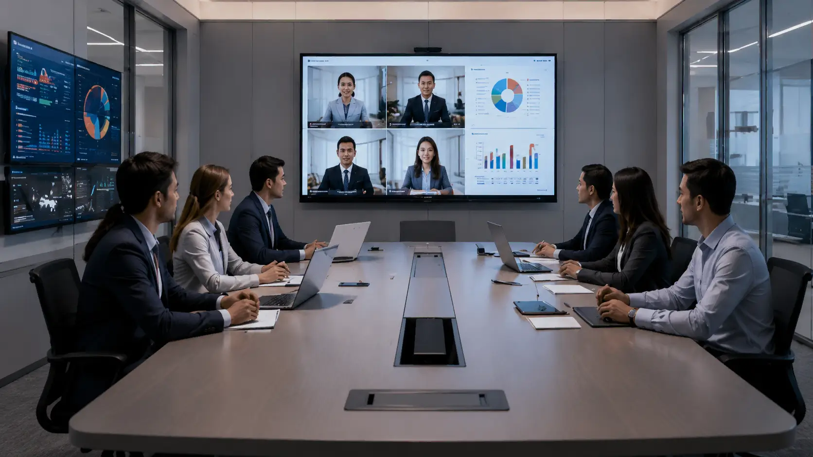 LY51 AV over IP conference room application